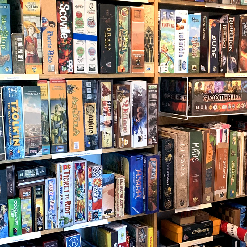 Organizing your board games