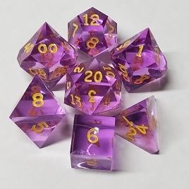 Amethyst Polyhedral Set