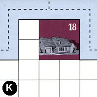 Tile K rotated clockwise once (90 degrees)